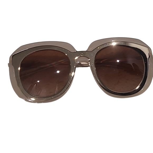 Dolce & Gabbana D&G DG 6104 3043/13 Pale Gold-Opal Ice-Brown Gradient Sunglasses main image 9